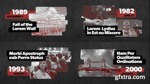 Videohive Historical Slideshow Video Template 50143476