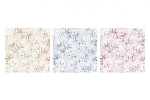 Subtle Flowers 3 Patterns