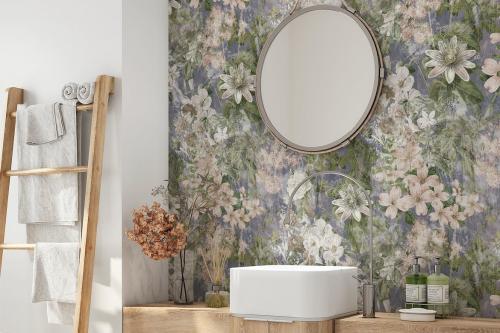 Subtle Floral Wallpaper