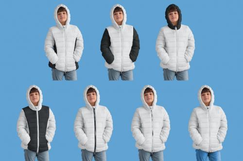 Mockups of a Kids Jacket