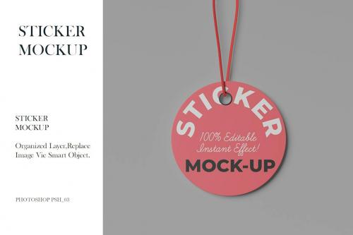 STICKER MOCKUP