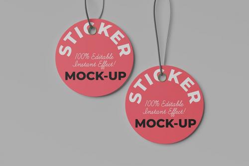 STICKER MOCKUP