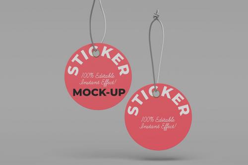 STICKER MOCKUP
