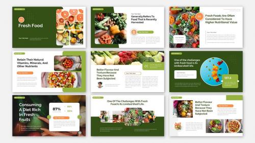 Fresh Food Health Care Presentation Powerpoint