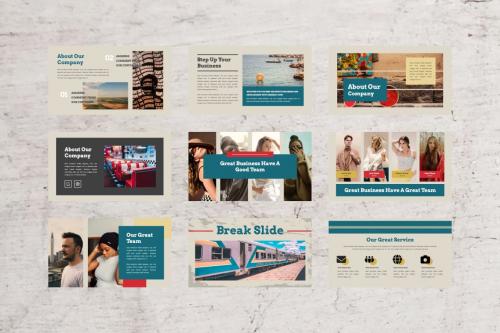 Retro - Business Powerpoint Template
