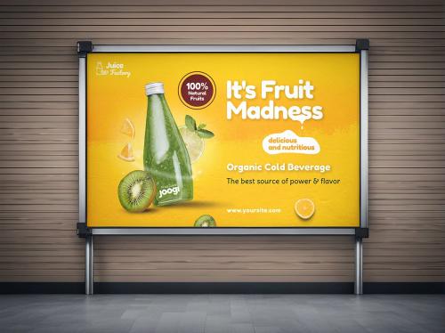 Poster Advertising Board Mockup