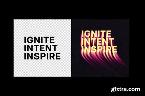 Motion Liquid Text Effect GRQNETP