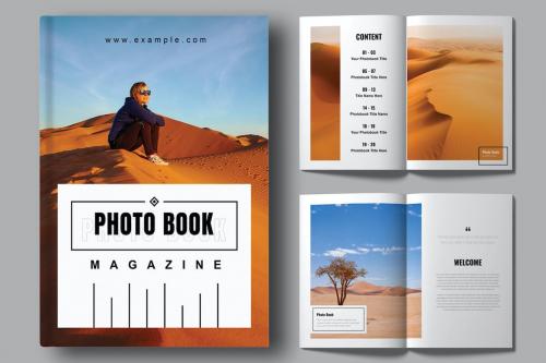 Photobook Magazine Template Layout Photobook Magazine Template Layout