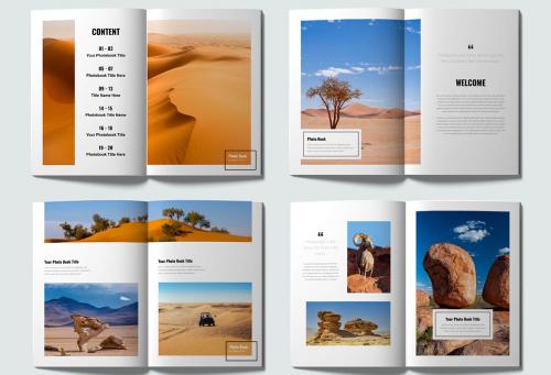 Photobook Magazine Template Layout Photobook Magazine Template Layout