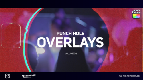 Punch Hole Overlays Vol. 02 for Final Cut Pro X - 50159123