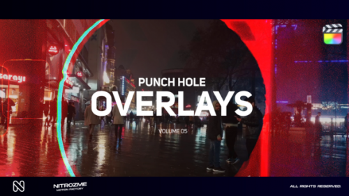 Punch Hole Overlays Vol. 05 for Final Cut Pro X - 50159131