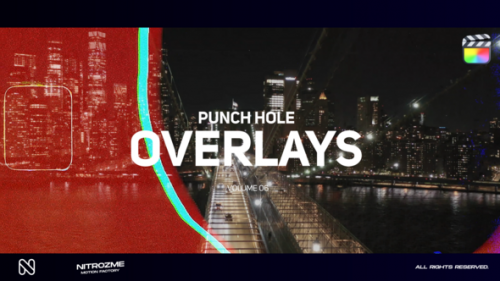 Punch Hole Overlays Vol. 06 for Final Cut Pro X - 50159145