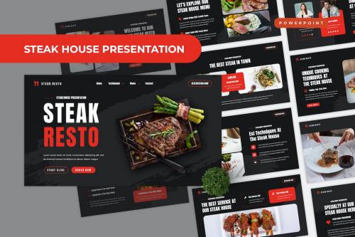 Steak House Powerpoint Template