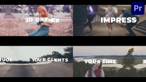 3D Opener for Premiere Pro - 50083418