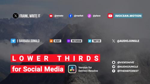 Lower Thirds for Social Media | DaVinci Resolve - 50103134