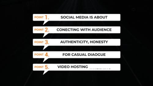 Bullet Point Text Titles - 50121324