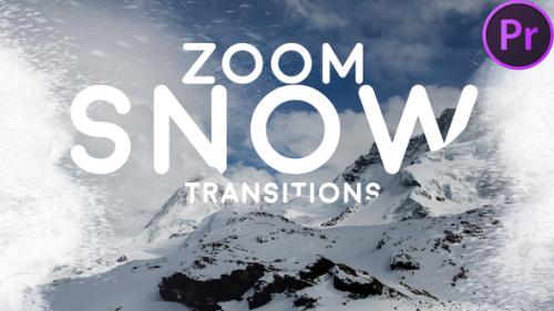 Zoom Snow Transitions for Premiere Pro - 50147827