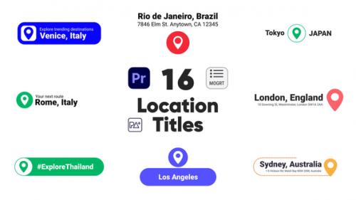 Location Titles For Premiere Pro - 50154537