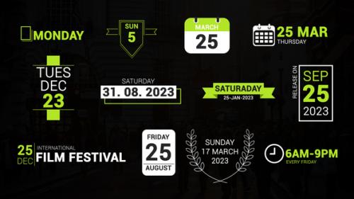 Time & Date Titles - 50156217