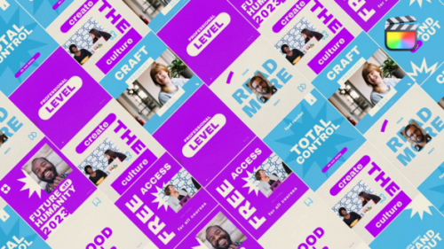 Modern Square Post FCPX - 50158545