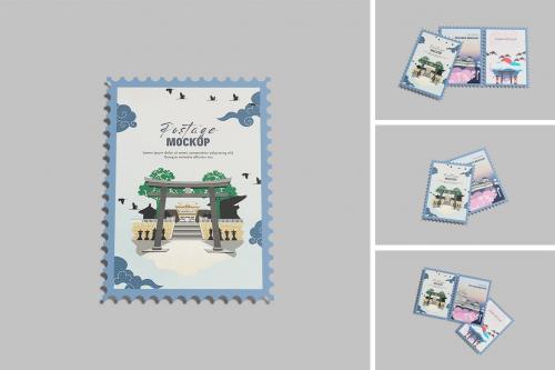 Postage Stamp Mockup