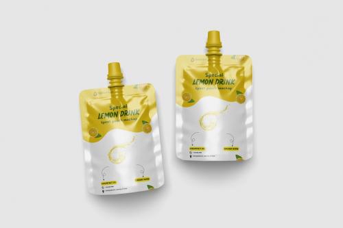 Spout Pouch Mockup