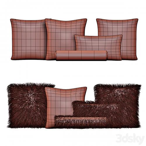 Fur Pillow set 003