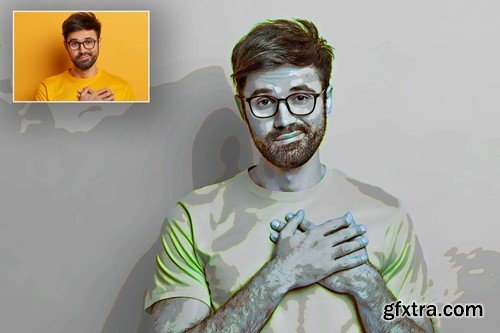 Cartoon Maker - Photoshop Action RHLKMBM Cartoon Maker - Photoshop Action RHLKMBM