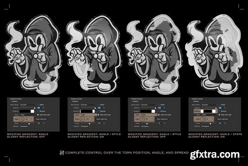 Torn Edge Sticker Poster Photoshop Action 24ZLWSJ Torn Edge Sticker Poster Photoshop Action 24ZLWSJ