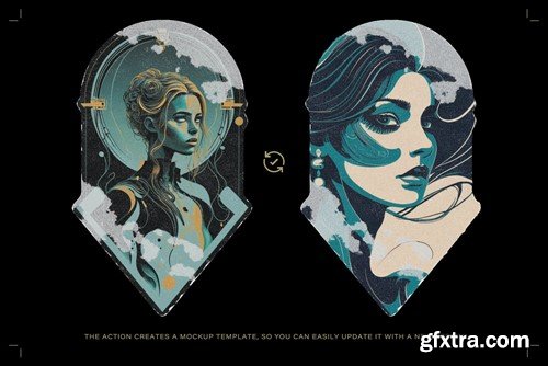 Torn Edge Sticker Poster Photoshop Action 24ZLWSJ Torn Edge Sticker Poster Photoshop Action 24ZLWSJ