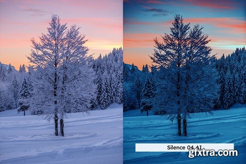20 Winter Forest Lightroom Presets & LUTs LJ5X4LK