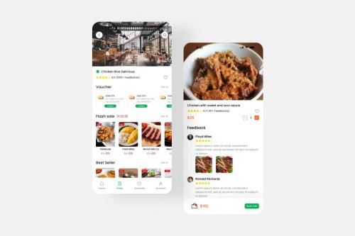 Goli - Food Delivery App UI Kit