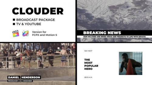 Clouder - FCPX Broadcast Package - 26327401