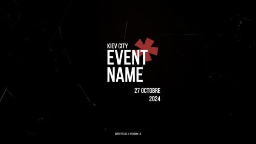 Event Titles | DR - 50155080