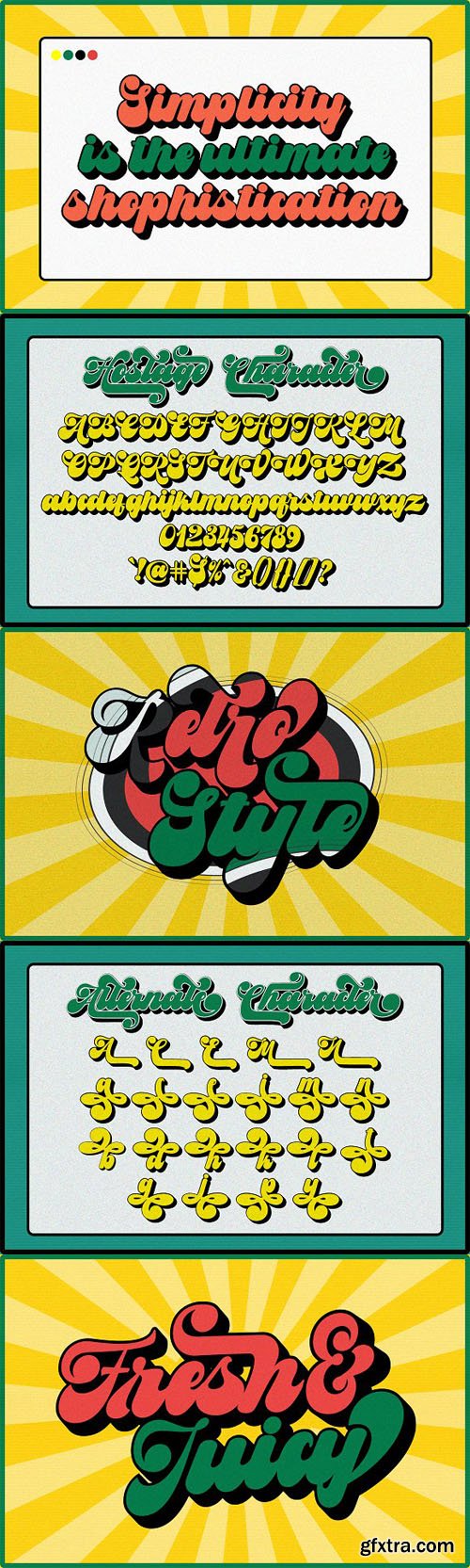 Hostage - Retro Script Font