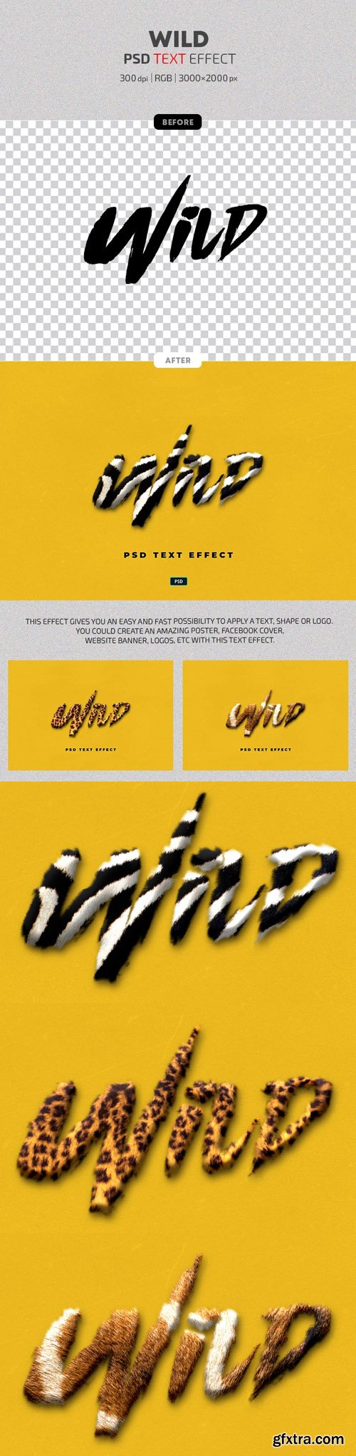 Wild - Photoshop Text Effects