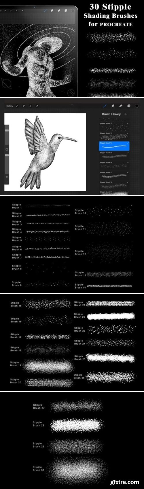 Stipple Shading Brushes Procreate 88134085