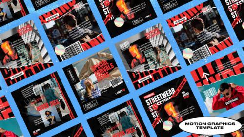 Voster Hype Kinetic Typography Posts | Mogrt - 50187314