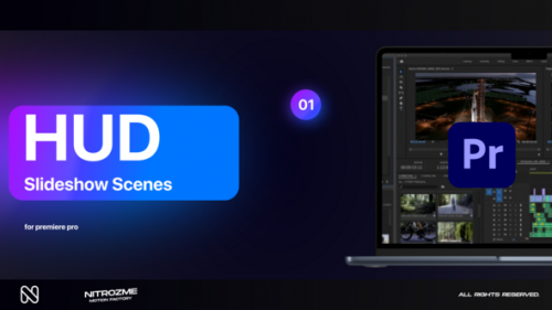 HUD Slideshow Scenes Vol. 01 for Premiere Pro - 50212103