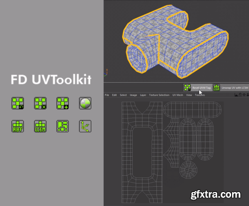 FD UVToolkit 1.1 For C4D R23-2024