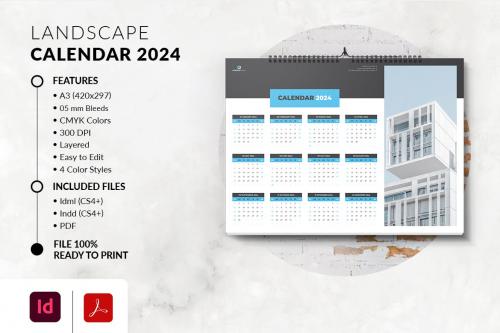 Landscape Calendar 2024