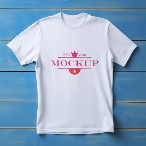 White T Shirt Mockup Design Psd Template