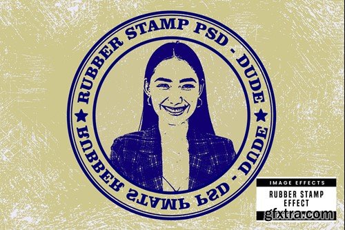 Rubber Stamp Photo Effect 3KM68UU Rubber Stamp Photo Effect 3KM68UU