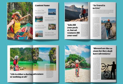 Magazine Template Design Layout Magazine Template Design Layout