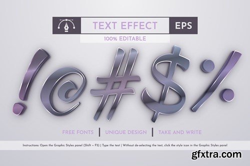 Metal - Editable Text Effect, Font Style 9CJR6QY Metal - Editable Text Effect, Font Style 9CJR6QY