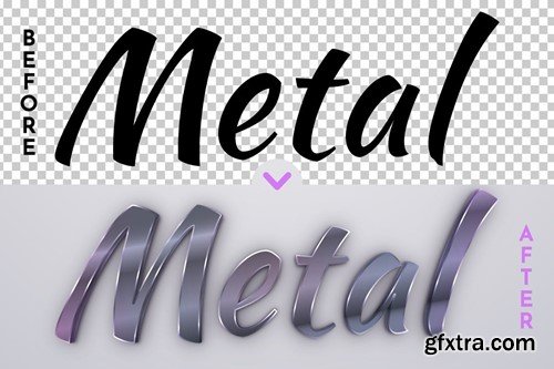 Metal - Editable Text Effect, Font Style 9CJR6QY Metal - Editable Text Effect, Font Style 9CJR6QY