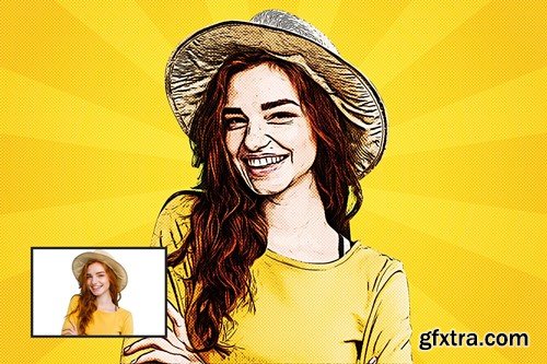 Comic Photo Effect AY6ACXX Comic Photo Effect AY6ACXX