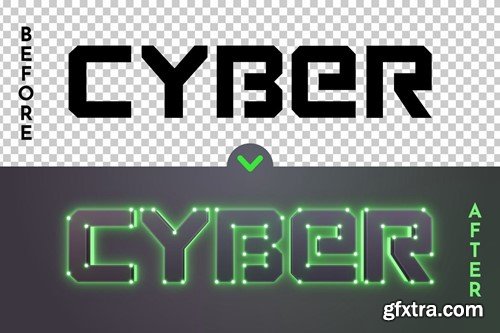 Cyber - Editable Text Effect, Font Style 85ZSWKW Cyber - Editable Text Effect, Font Style 85ZSWKW
