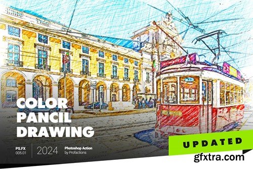 Color Pancil Drawing Photoshop Action LRHMNLM Color Pancil Drawing Photoshop Action LRHMNLM