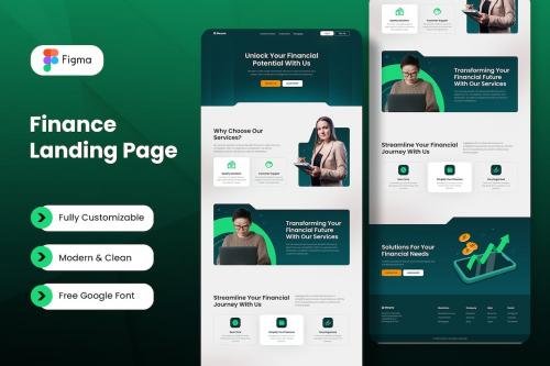 Finance Landing Page